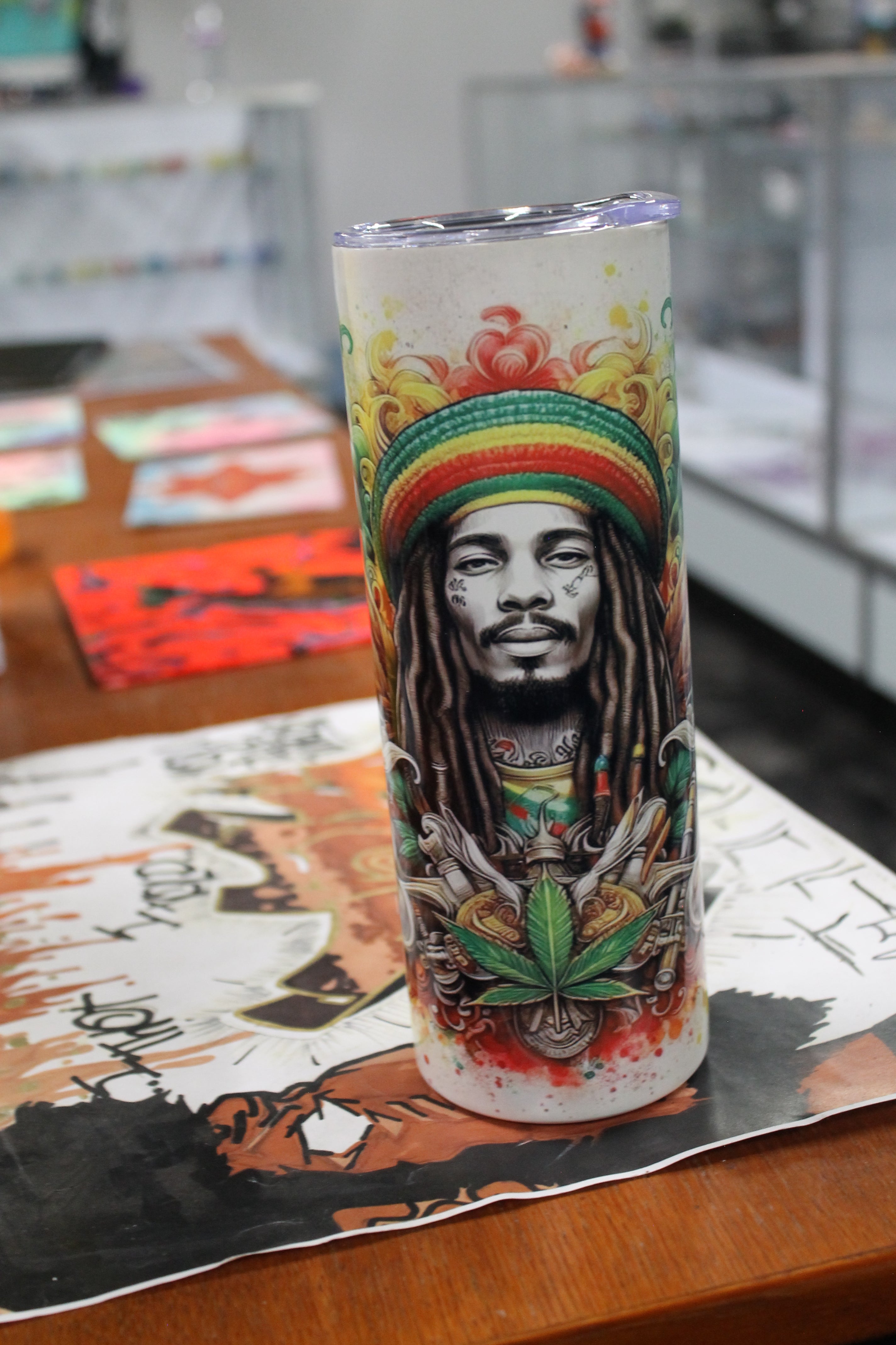 Rasta Graphic Tumbler
