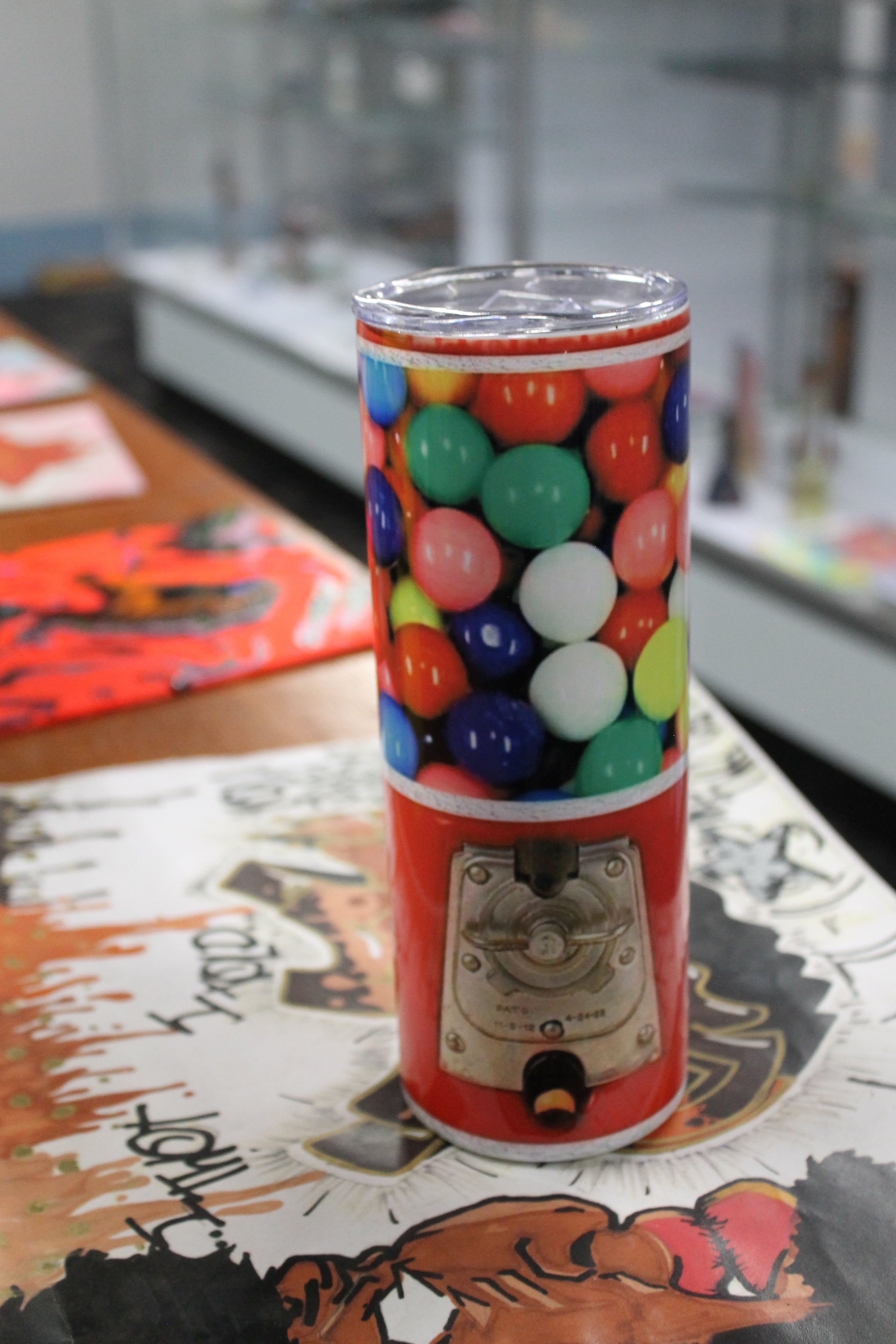 Gumball Machine Graphic Tumbler
