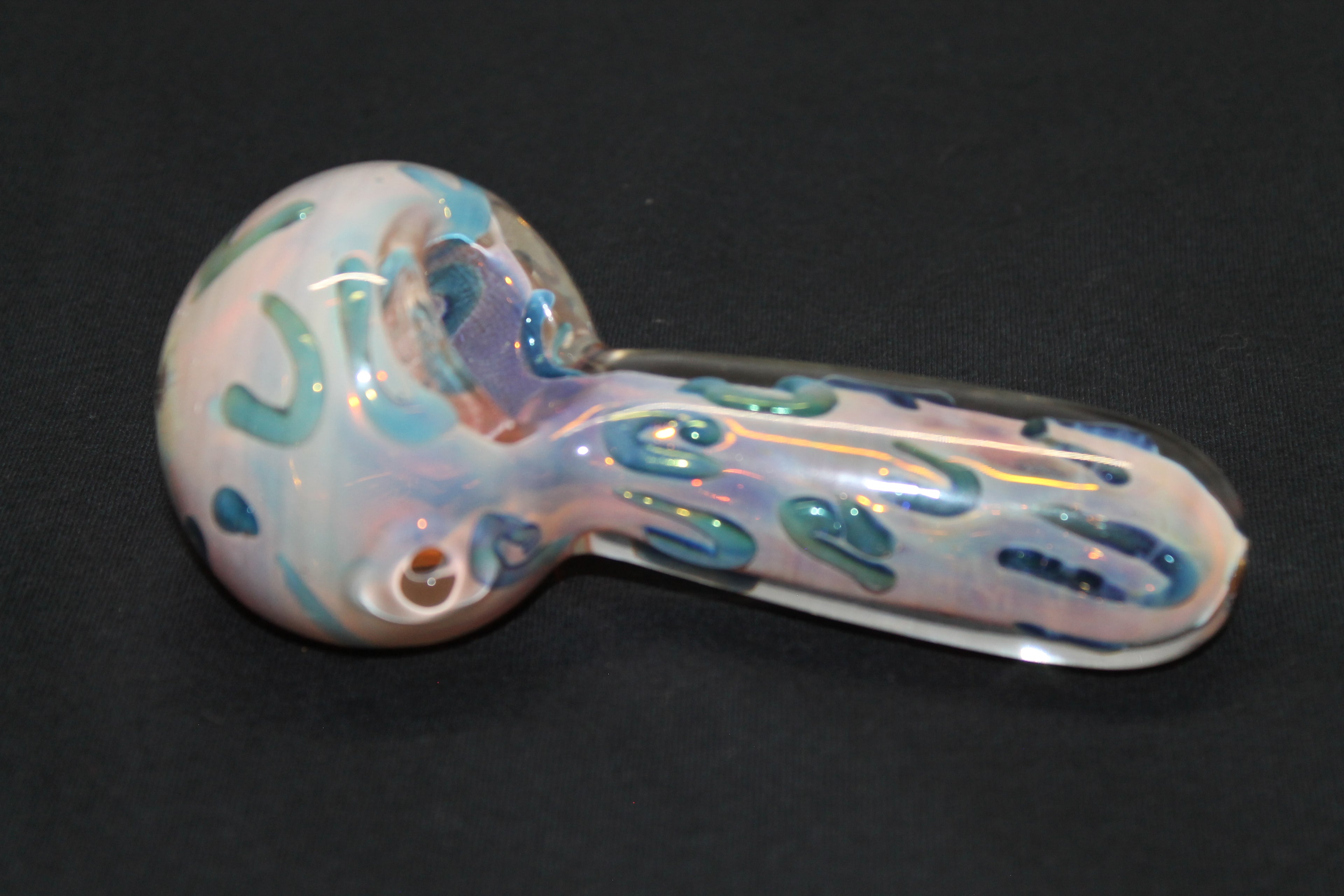 Pink and Blue Glass Pipe